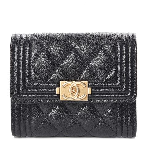 chanel boy flap wallet|Chanel small zip wallet.